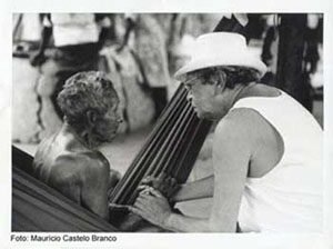 Thiago de Mello por Mauricio Castelo Branco; clique na imagem